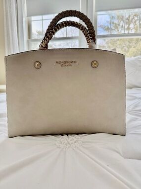 Light Grey Leather Bag Direct from Italy